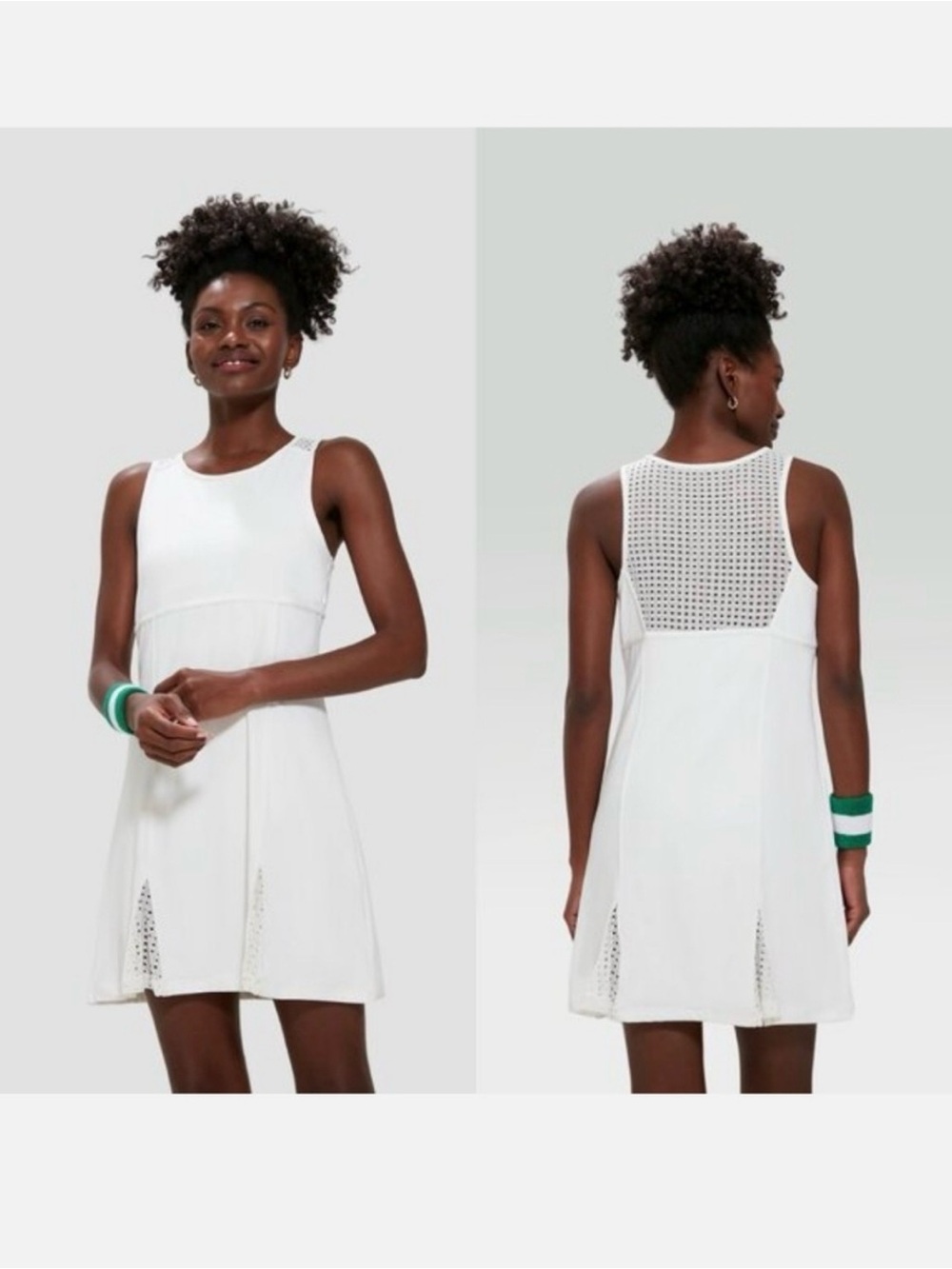 Tuckernuck White Cane Victoria Tennis Prep Athletic Sport Dress Size Medium